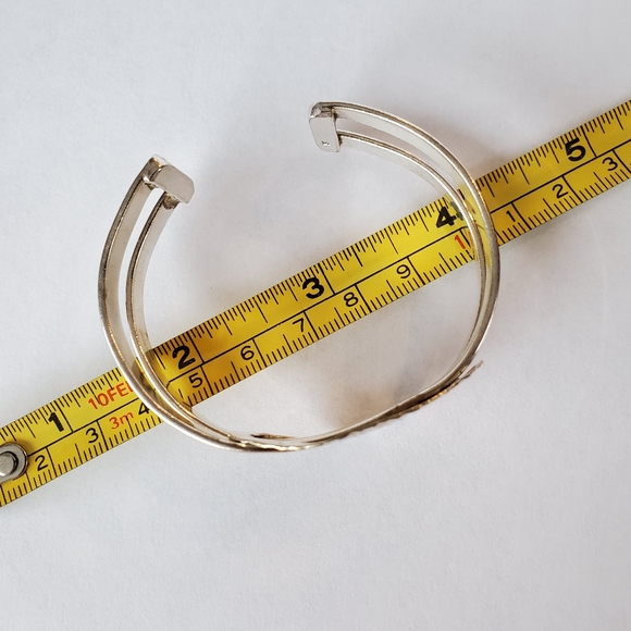 Silver 925 bracelet bangle - Picture 3 of 4